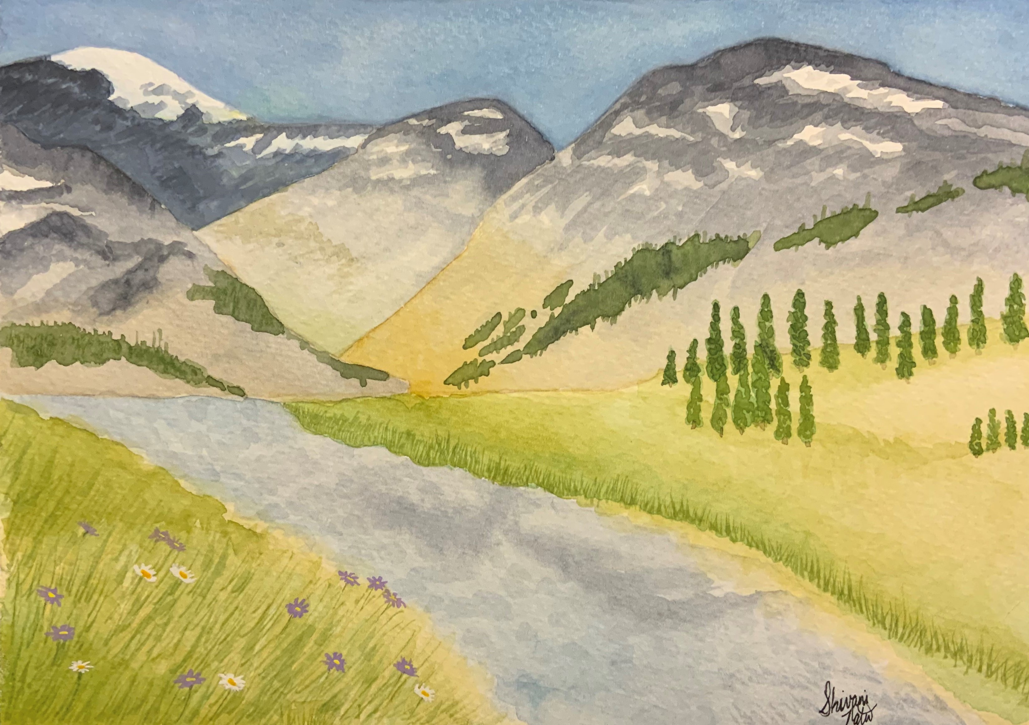 Mountains and Rivers – Rain of Color